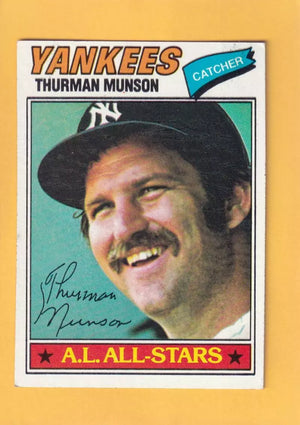 1977 Topps #170 Thurman Munson EX Excellent New York Yankees #33045
