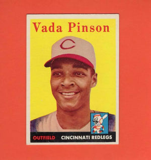 1958 Topps #420 Vada Pinson EX+ Excellent+ RC Rookie Cincinnati Reds