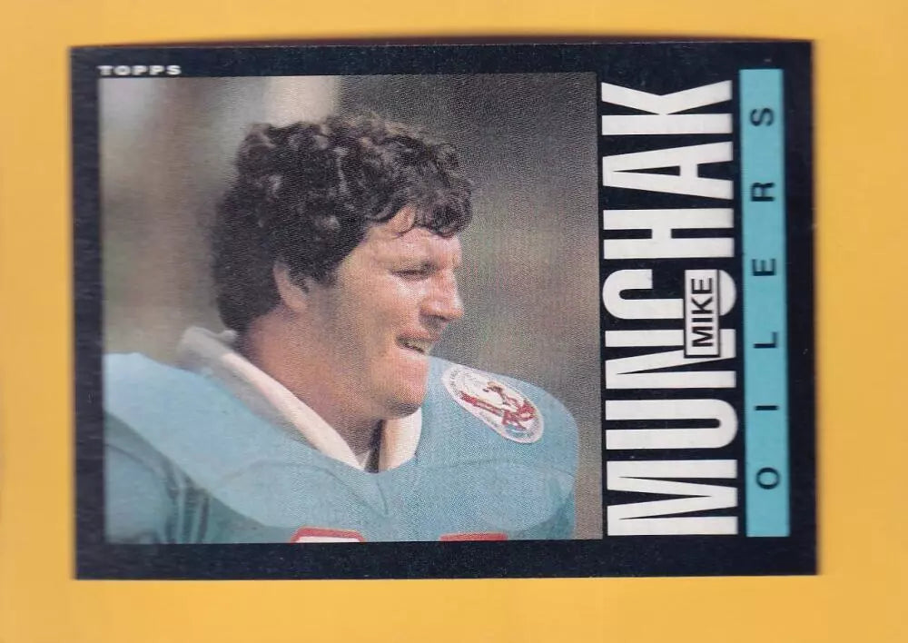 1985 Topps #253 Mike Munchak NM-MT RC Rookie Houston Oilers #32380