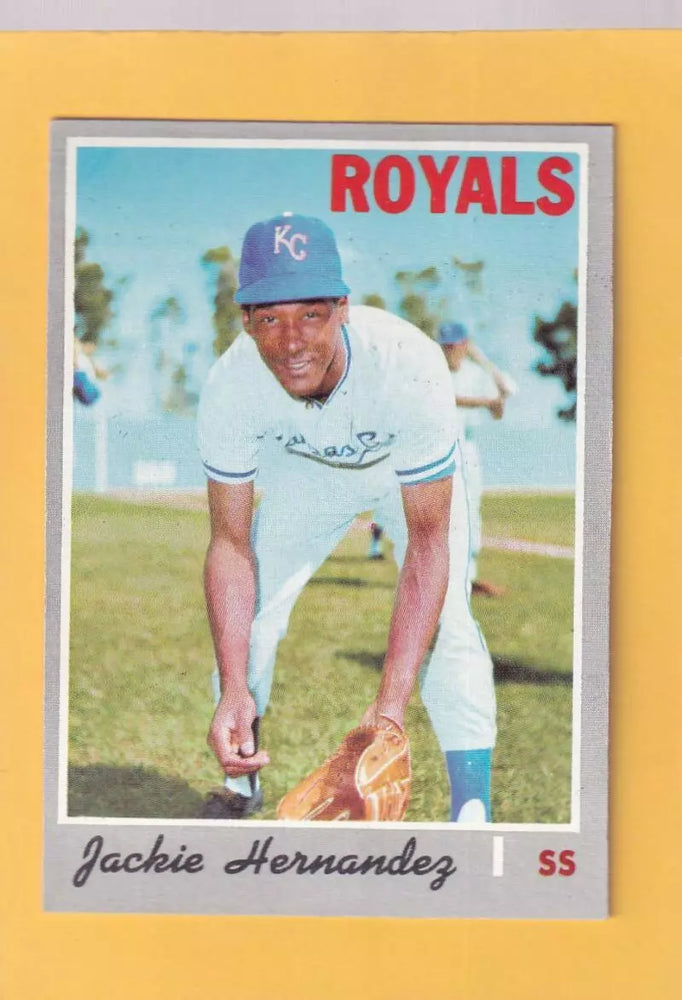 1970 Topps #686 Jackie Hernandez EX+ Excellent+ Kansas City Royals #32549