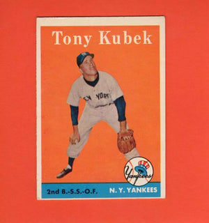 1958 Topps #393 Tony Kubek VG Very Good New York Yankees