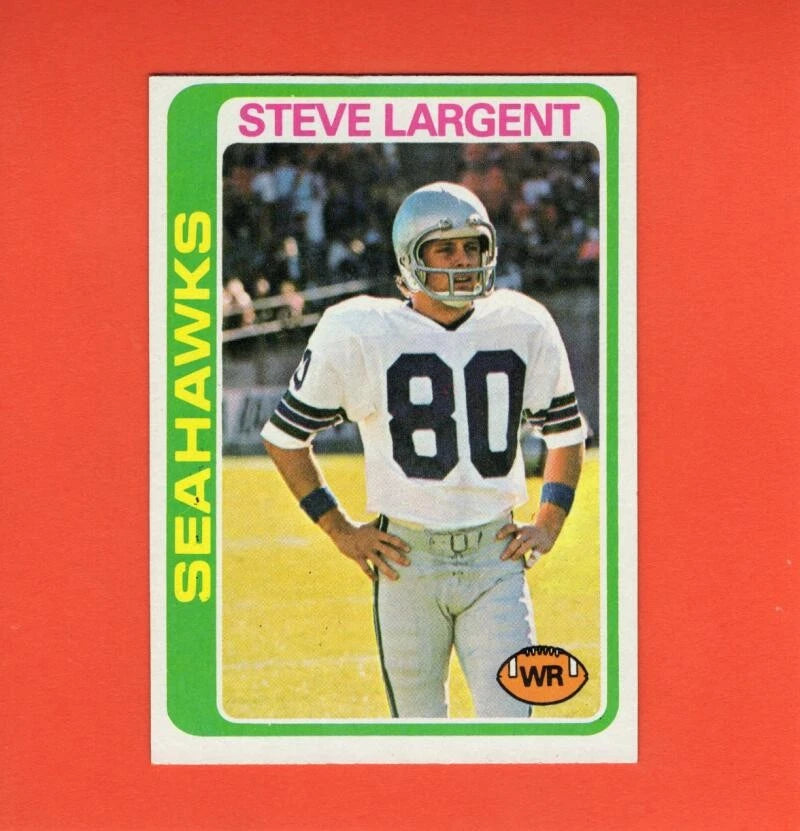 1978 Topps #443 Steve Largent EX/NM Seattle Seahawks