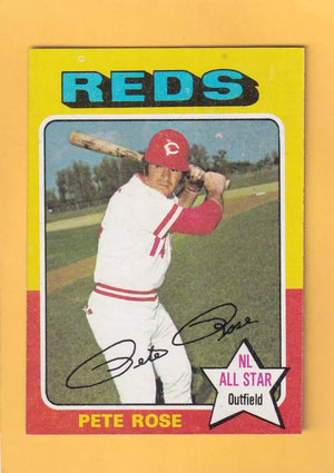 1975 Topps #320 Pete Rose EX/NM Cincinnati Reds #33072
