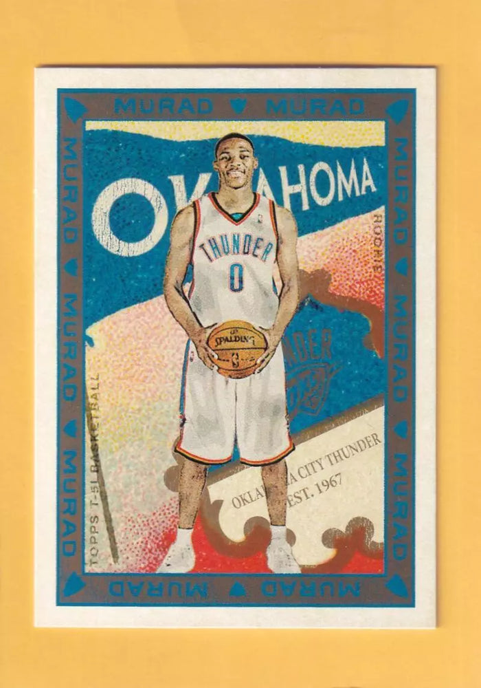 2008-09 Topps T51 Murad Blue #174 Russell Westbrook NM-MT+ RC Rookie Oklahoma City Thunder