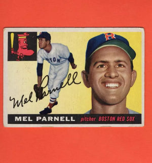 1955 Topps #140 Mel Parnell VG+ Very Good Plus Boston Red Sox