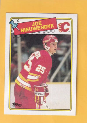 1988-89 Topps #16 Joe Nieuwendyk Calgary Flames NM-MT+ RC Rookie #32371