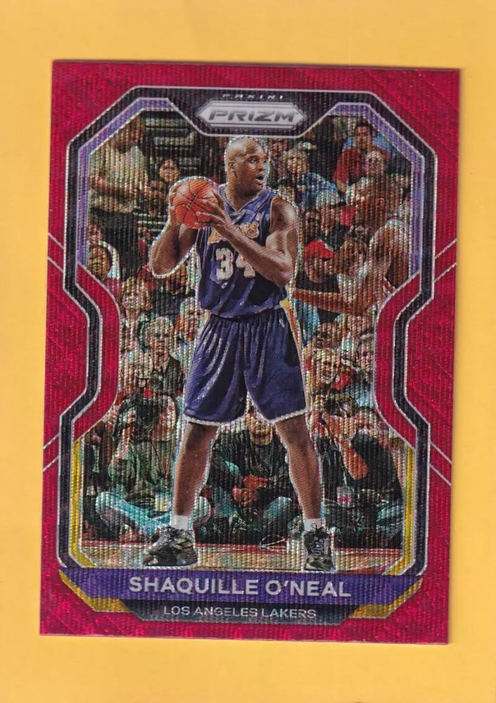 2020-21 Panini Prizm Prizms Red Ice #207 Shaquille O'Neal NM-MT+ Los Angeles Lakers