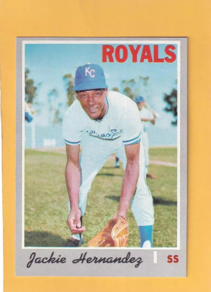 1970 Topps #686 Jackie Hernandez EX+ Excellent+ Kansas City Royals #32786