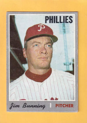 1970 Topps #403 Jim Bunning VG Very Good Philadelphia Phillies