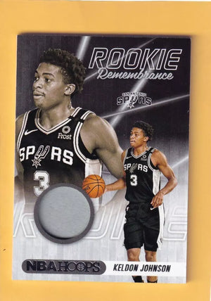 2020-21 Panini Hoops Rookie Remembrance #19 Keldon Johnson NM-MT+ MEM San Antonio Spurs