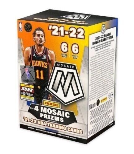 Panini 2021-22 Mosaic Basketball Blaster Box (6 Packs)