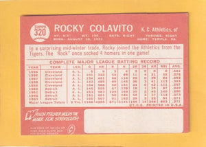 1964 Topps #320 Rocky Colavito EX Excellent Kansas City Athletics #33038