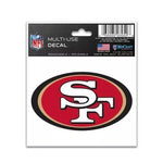 San Francisco 49ers 3x4 Multi-Use Decal