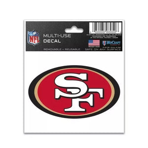 San Francisco 49ers 3x4 Multi-Use Decal