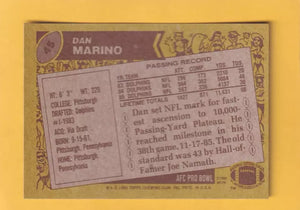 1986 Topps #45 Dan Marino NM Near Mint Miami Dolphins #32383