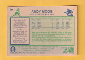 1983-84 O-Pee-Chee #40 Andy Moog NM-MT Edmonton Oilers #32345