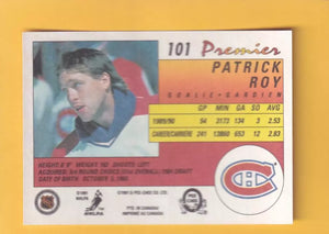 1990-91 OPC Premier #101 Patrick Roy NM-MT Montreal Canadiens #32397