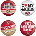 Wincraft San Francisco 49ers 4 Pack Pins