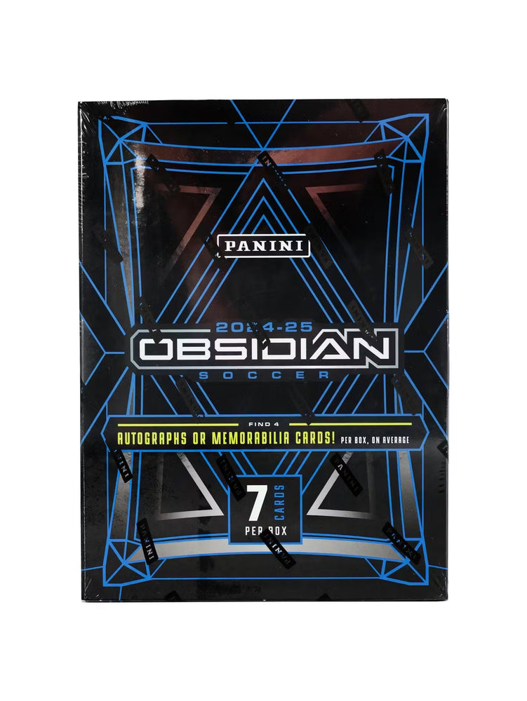 2024-25 Panini Obsidian Soccer Hobby Box (7 Cards)