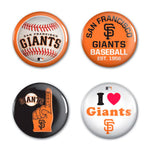 San Francisco Giants Button 4 Pack