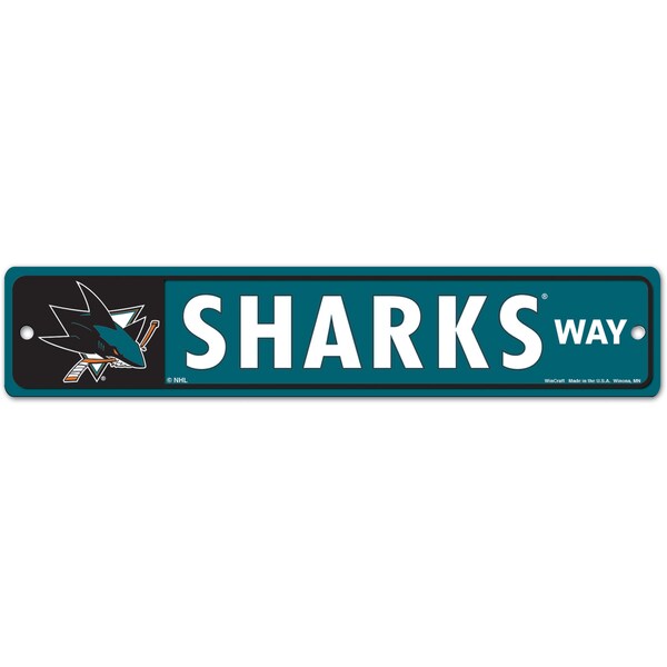 San Jose Sharks Way Street Sign – Lefty's Sports