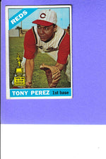 1966 Topps #72 Tony Perez Reds VG/EX Very Good/Excellent #8533 Image 1