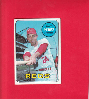 1969 Topps #295 Tony Perez EX Excellent Cincinnati Reds #16345 Image 1