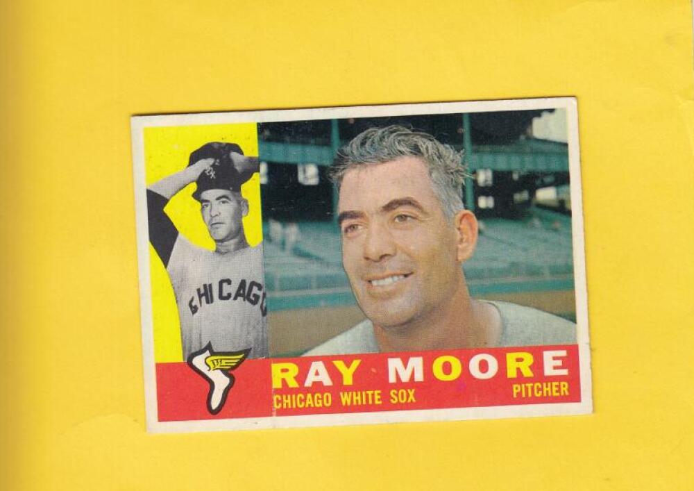 1960 Topps #447 Ray Moore Chicago White Sox EX+ Excellent+ #16602 Image 1