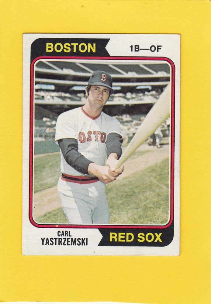 1974 Topps #280 Carl Yastrzemski Boston Red Sox EX Excellent #18080 Image 1