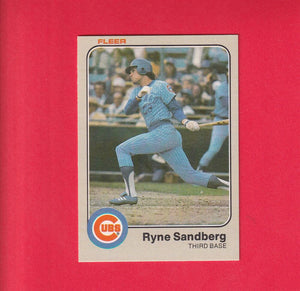 1983 Fleer #507 Ryne Sandberg RC EX/NM Chicago Cubs Lot#20823 Image 1