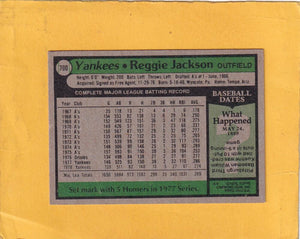 1979 Topps #700 Reggie Jackson DP VG Very Good New York Yankees #23335 Image 2