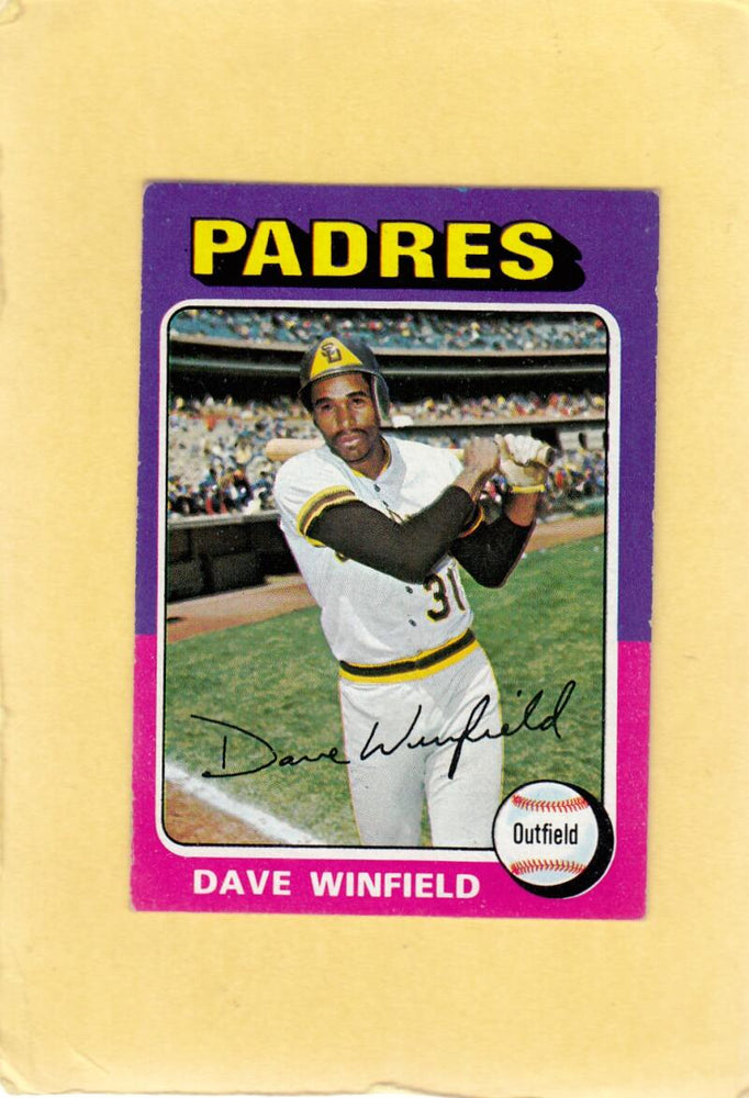 1975 Topps Mini #61 Dave Winfield VG+ Very Good Plus San Diego Padres #26295 Image 1