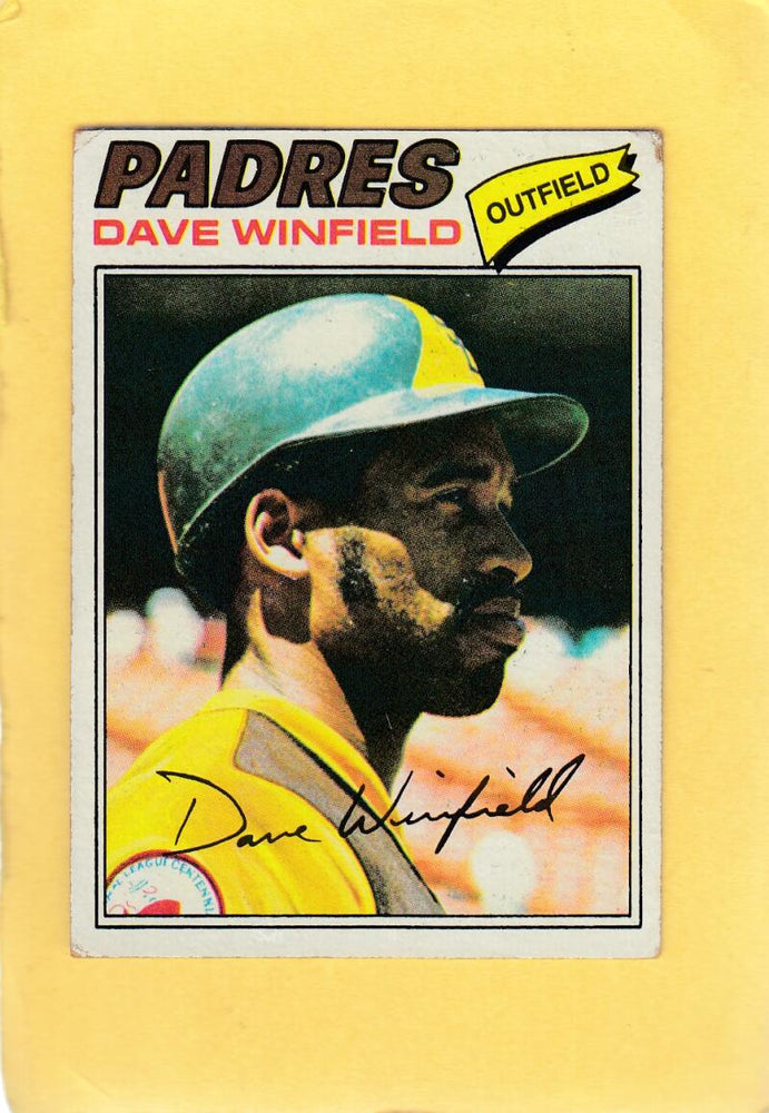 1977 Topps #390 Dave Winfield VG+ Very Good Plus San Diego Padres #27056 Image 1