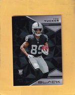 2023 Panini Black #107 Tre Tucker NM-MT+ RC Rookie Las Vegas Raiders Image 1