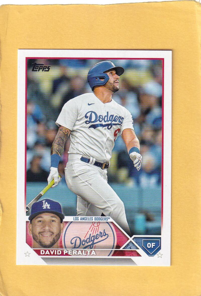 2023 Topps Update Series Advanced Stats #US231 David Peralta NM-MT+ 146/300 Los Angeles Dodgers Image 1