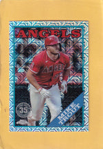 2023 Topps Update Chrome Silver Packs Mojo Refractor #T88CU-33 Mike Trout NM-MT+ Los Angeles Angels Image 1