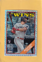 2023 Topps Update Chrome Silver Packs Mojo Refractor #T88CU-17 Edouard Julien NM-MT+ RC Rookie Minnesota Twins Image 1