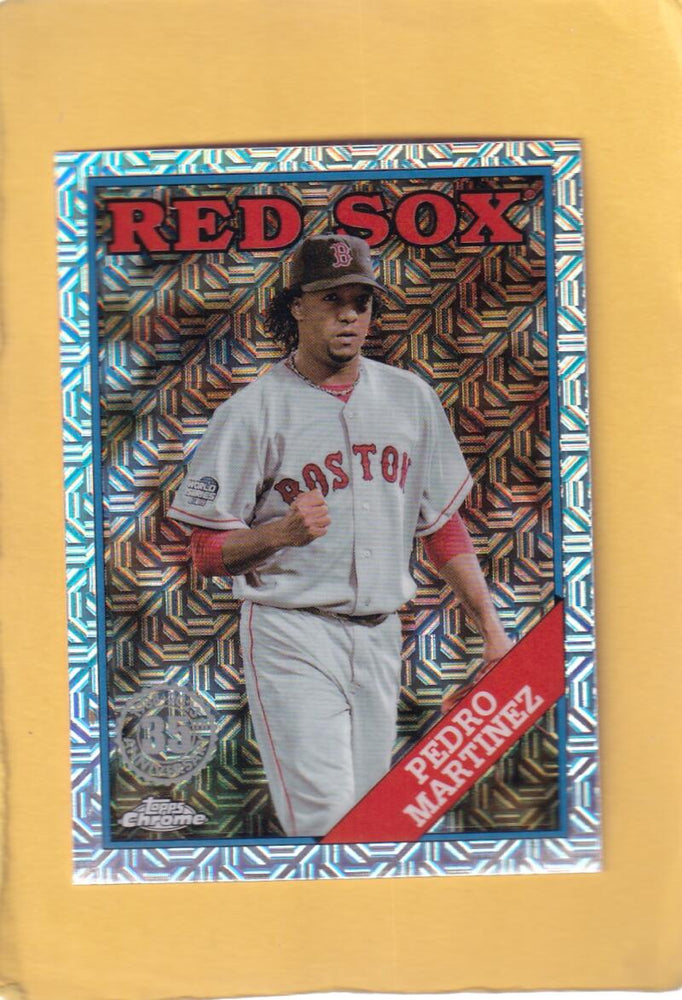 2023 Topps Update Chrome Silver Packs Mojo Refractor #T88CU-100 Pedro Martinez NM-MT+ Boston Red Sox Image 1