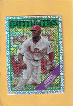 2023 Topps Update Chrome Silver Packs Mojo Refractor #T88CU-52 Jimmy Rollins NM-MT+ Philadelphia Phillies Image 1