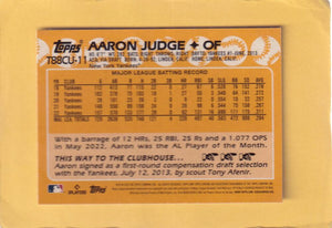 2023 Topps Update Chrome Silver Packs Mojo Refractor #T88CU-11 Aaron Judge NM-MT+ New York Yankees Image 2