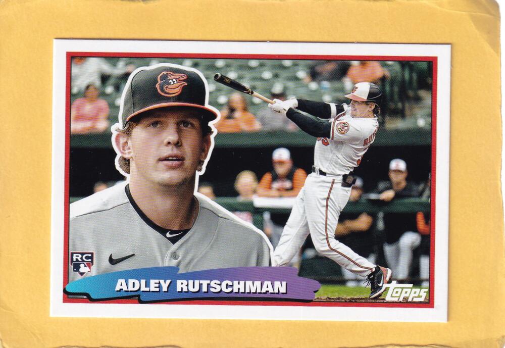 2023 Topps Update Series Oversized Big Baseball #BIG-4 Adley Rutschman NM-MT+ Baltimore Orioles Image 1