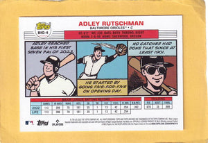 2023 Topps Update Series Oversized Big Baseball #BIG-4 Adley Rutschman NM-MT+ Baltimore Orioles Image 2