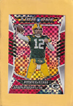 2022 Panini Rookies and Stars Airborne Red Plaid #11 Aaron Rodgers NM-MT+ Green Bay Packers Image 1