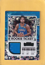 2021-22 Panini Contenders Rookie Ticket Swatches Green Ice #31 Jeremiah Robinson-Earl NM-MT+ MEM Oklahoma City Thunder Image 1