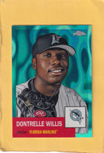 2022 Topps Chrome Platinum Anniversary Refractor Aqua Lava #497 Dontrelle Willis NM-MT+ 183/299 Florida Marlins Image 1