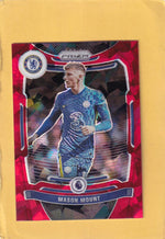 2021-22 Panini Prizm Premier League Prizms Red Ice #250 Mason Mount NM-MT+ Chelsea FC Image 1