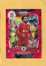 2021-22 Panini Prizm Premier League Prizms Red Ice #88 Mohamed Salah NM-MT+ Liverpool FC Image 1