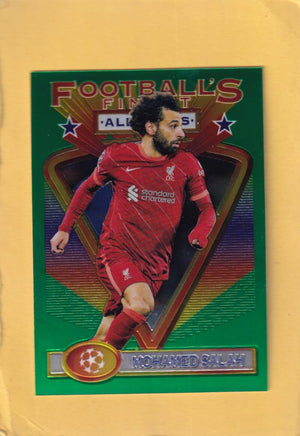 2021-22 Topps Finest Flashbacks UEFA Champions League #150 Mohamed Salah NM-MT+ Liverpool FC Image 1