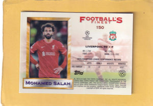 2021-22 Topps Finest Flashbacks UEFA Champions League #150 Mohamed Salah NM-MT+ Liverpool FC Image 2