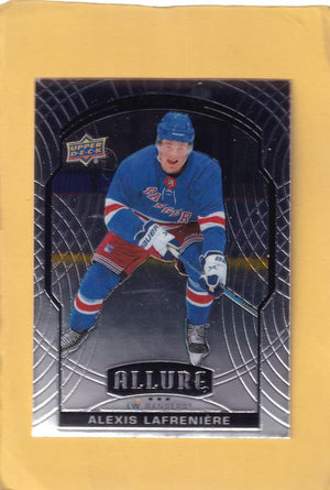 2020-21 Upper Deck Allure #100 Alexis Lafreniere NM-MT+ RC Rookie New York Rangers Image 1